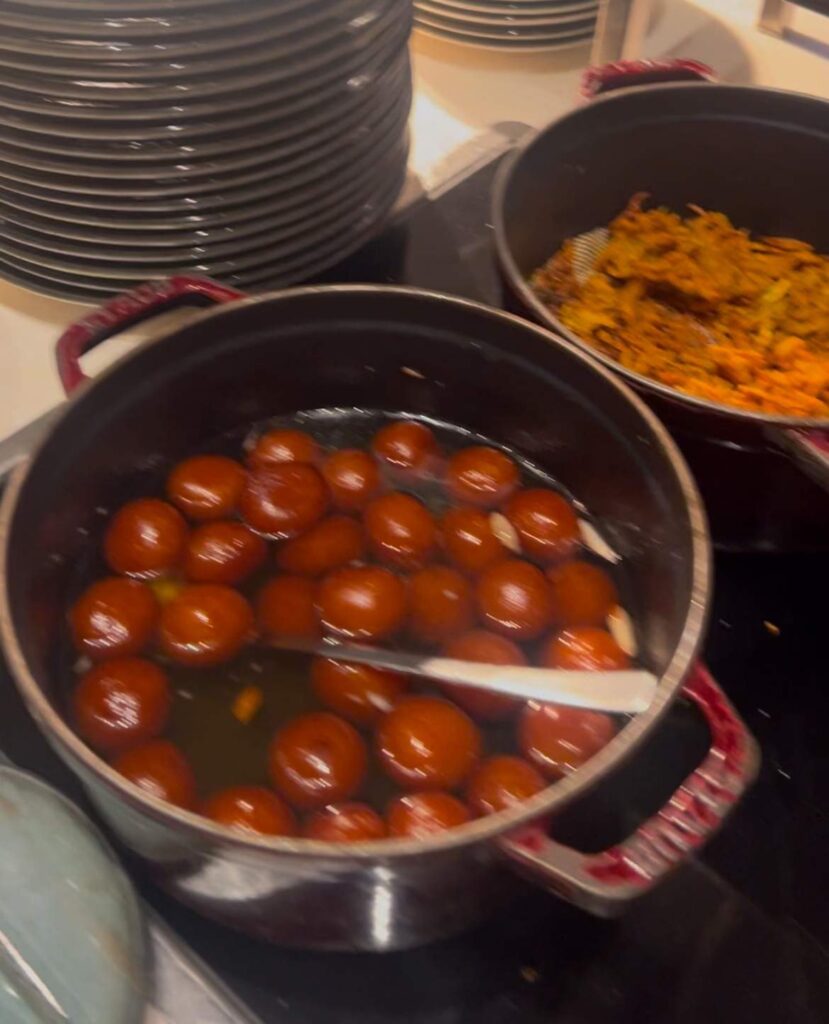 Breakfast at Dusit Princess Hot Gulab Jamun