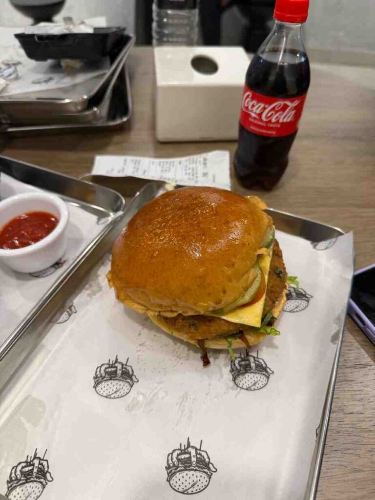 Best Veg Burger in Kathmandu
